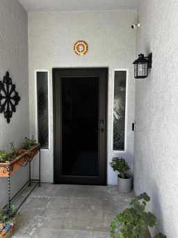 Anodized Bronze Full View Security Door in Northern CA