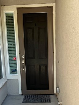 Beige Centurion Security Door Installed in Northern CA