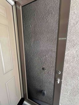 Custom Beige Centurion Security Door in NorCal