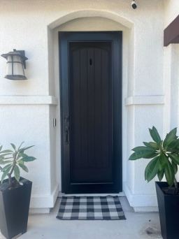 Black Centurion Security Door Installed in Northern CA