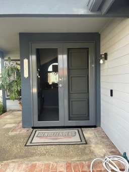 Full View Gray Security Door Installed on NorCal Entry