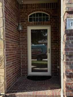 Glass Storm Doors in Sand Piper Beige for Northern California