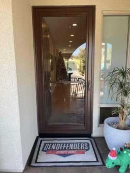 Northern California Mountain Berry Glass Storm Doors Installed