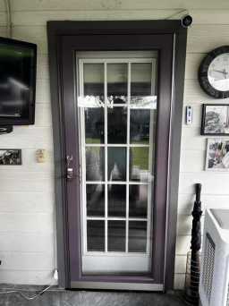 Northern California Custom Storm Doors in Custom Colors