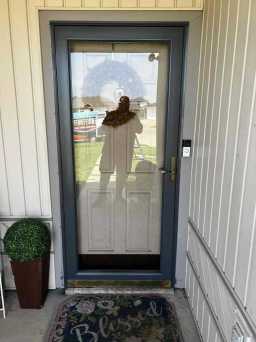 Nightfall Custom Storm Door Installed in Northern California
