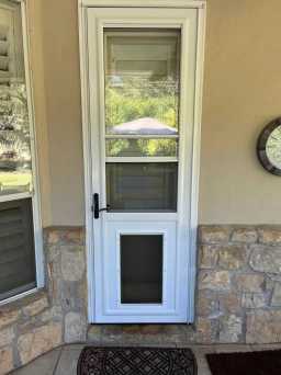Snowmist Custom Storm Doors Installed in Northern California