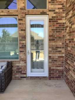 Northern California Snowmist Glass Storm Doors Installed