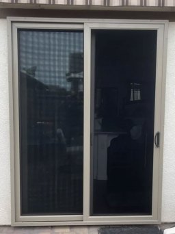 Security Slider in Beige for NorCal Patio Entry