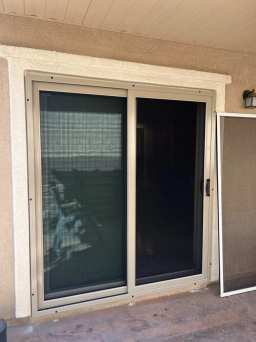 Beige Sliding Security Door Installed in Northern CA