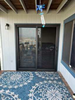 NorCal Home With Black Sliding Security Door Upgrade