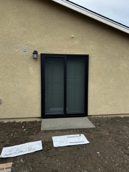 NorCal Security Sliding Screen Door in Anodized Bronze