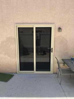 NorCal Sliding Security Door With Desert Sand Frame