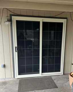 Desert Sand Security Slider Installed in NorCal