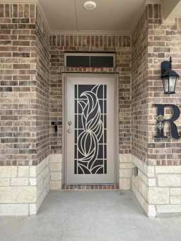 Decorative Beige Titan Security Door in Northern California