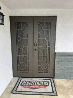 Unique Bronze Titan Security Screen Door in NorCal