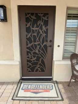 Decorative Copper Titan Security Door in NorCal
