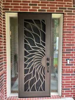 Northern California Copper Titan Security Screen Door