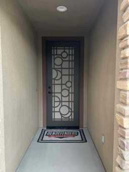 Decorative Gray Security Door Installed Across NorCal