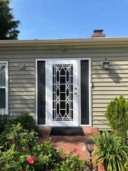NorCal Titan Door in White Installed With Custom Style