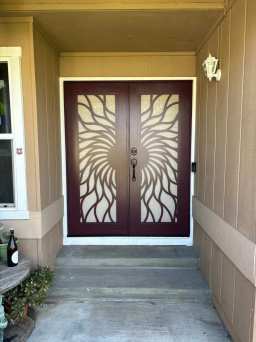 Wineberry Titan Security Door Installed in NorCal