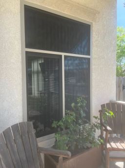 NorCal Security Screens Installed in Adobe Finish