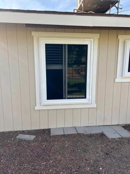 White Security Window Screens Installed in Northern California